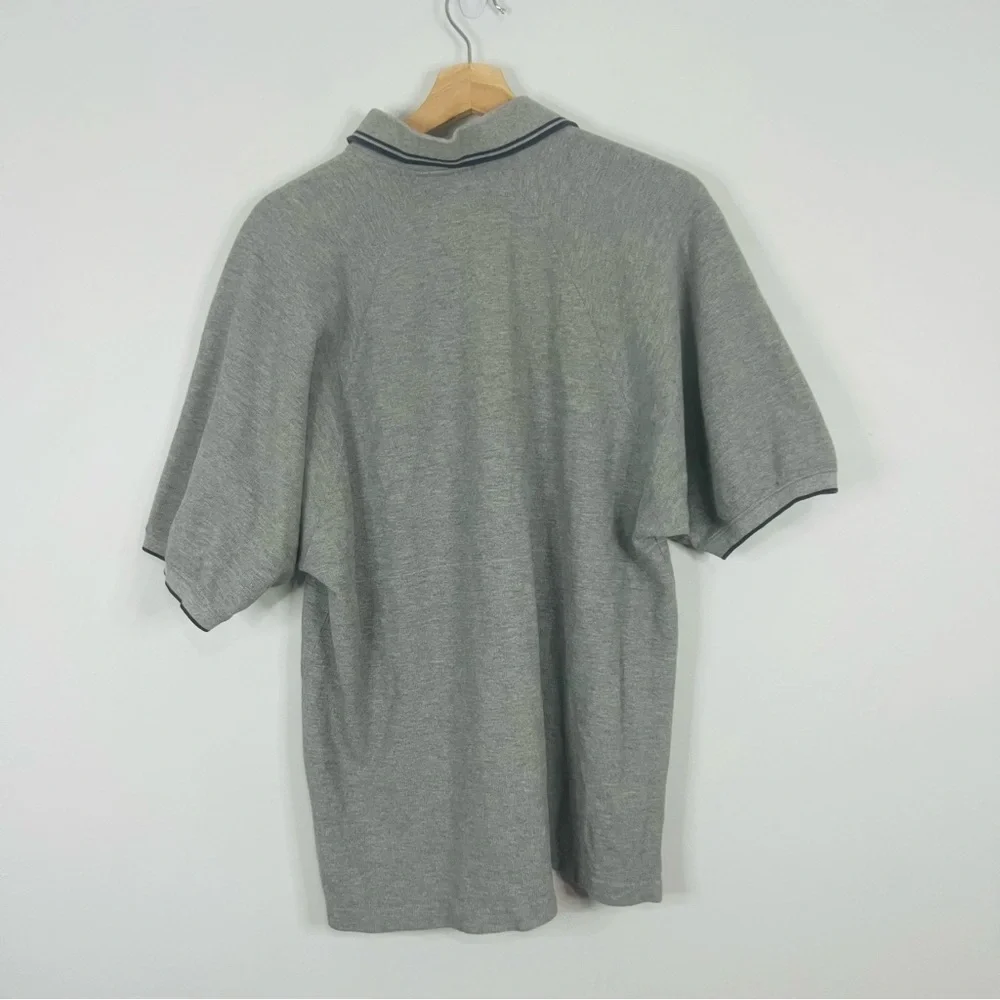 Vintage GUESS Golf Gray Cotton Polo Medium